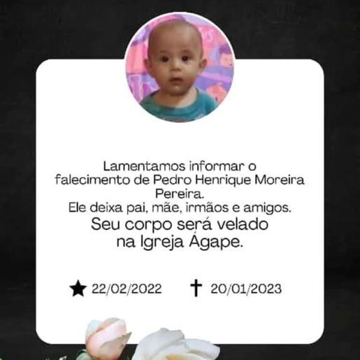 Bebê de apenas 10 meses cai de caminhão e morre atropelado