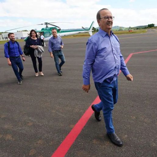 Jorginho Mello anuncia R$ 5,5 milhões para o Meio-Oeste em 1ª viagem oficial