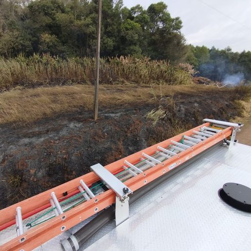 Incêndio atinge área de mata no interior de Maravilha