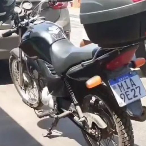 Motocicleta é devolvida após divulgação de furto