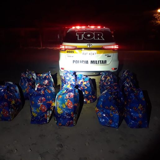 Polícia apreende 50 mil reais em mercadorias contrabandeadas na SC-161