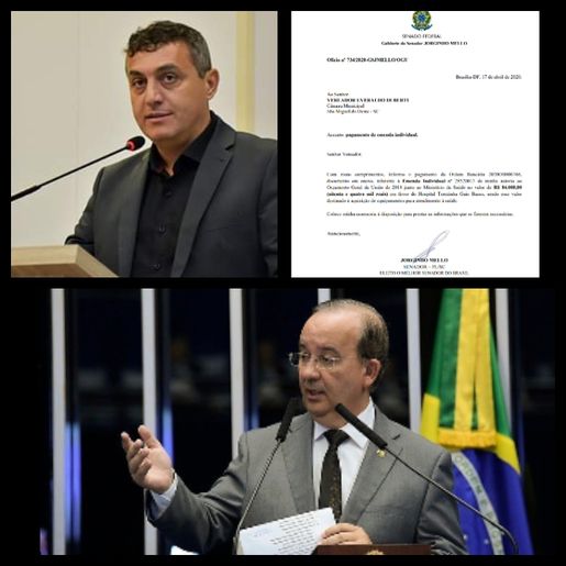 Senador destina emenda no valor de R$84 mil ao Hospital Regional