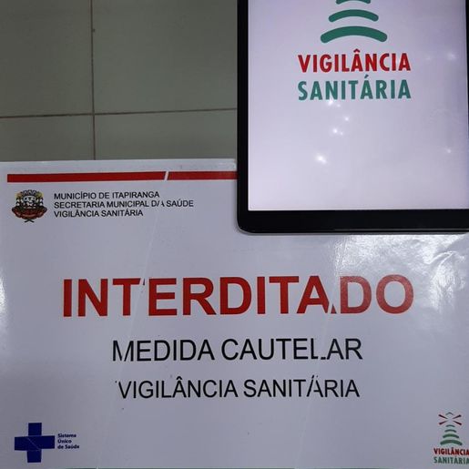 Vigilância Sanitária de Itapiranga interdita dois estabelecimentos
