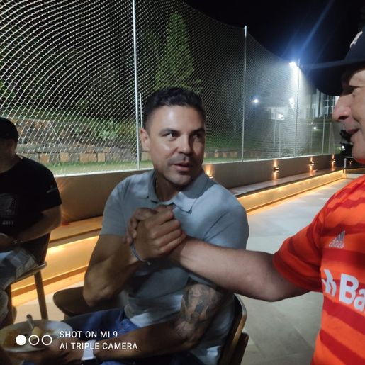 Bolívar ex-jogador do Internacional visita São José do Cedro