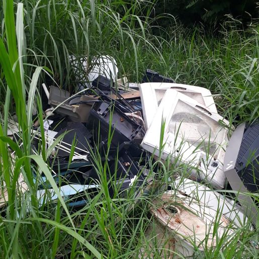 Lixo continua sendo jogado em terrenos baldios em SJCedro