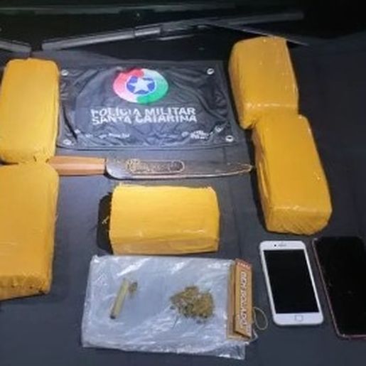 Polícia Militar apreende 3 kg de maconha em Bom Jesus do Oeste