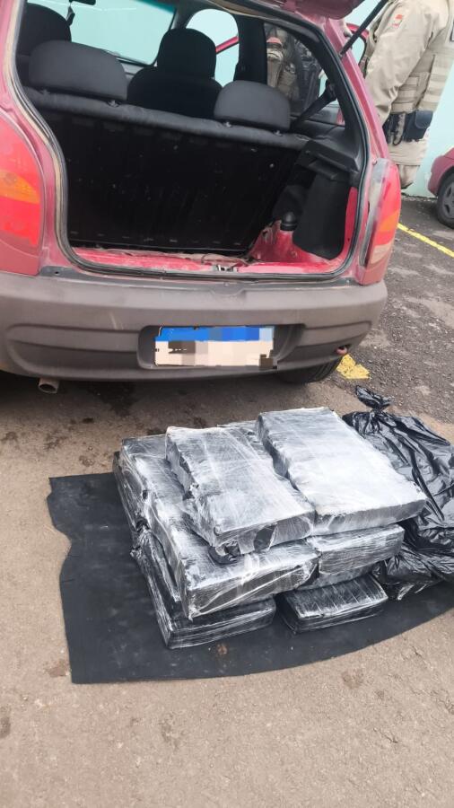 Mais de 100 kg de maconha são apreendidos durante operação policial em Cunha Porã