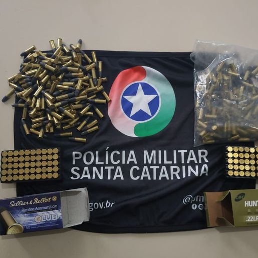 Condutor é flagrado com 400 munições em bairro de SMOeste