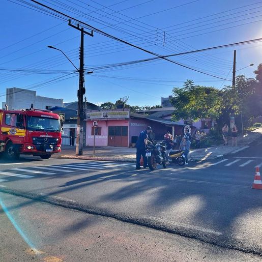 Homem fica ferido após colisão frontal no centro de SMO