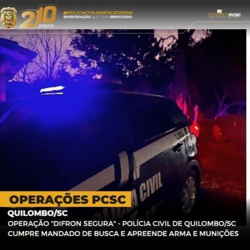 Polícia Civil cumpre mandado e apreende armas e munições