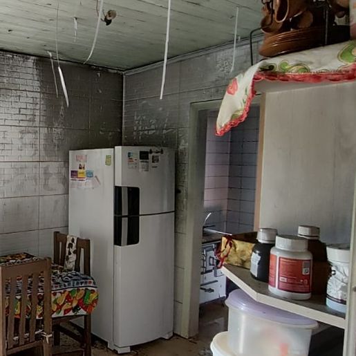 Princípio de incêndio atinge residência no Bairro União em Maravilha