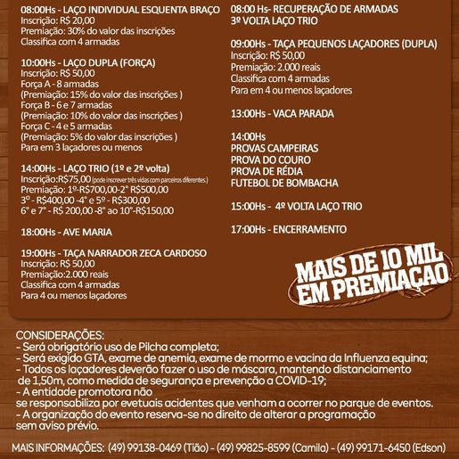 Escolinha de laçadores realiza 1ª Festa Campeira de Vaca Mecânica