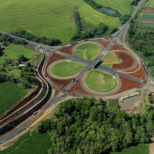 Trânsito muda no elevado da BR-282 com BR-158 a partir desta quarta