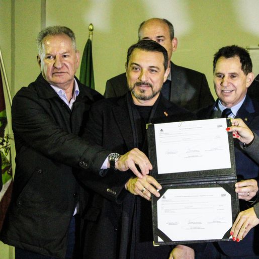 Governador Moisés cumpre agenda em São Miguel do Oeste