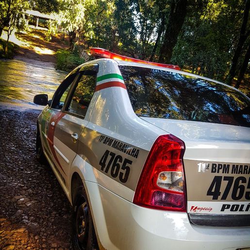 PM apreende faca com homem durante evento em Palma Sola