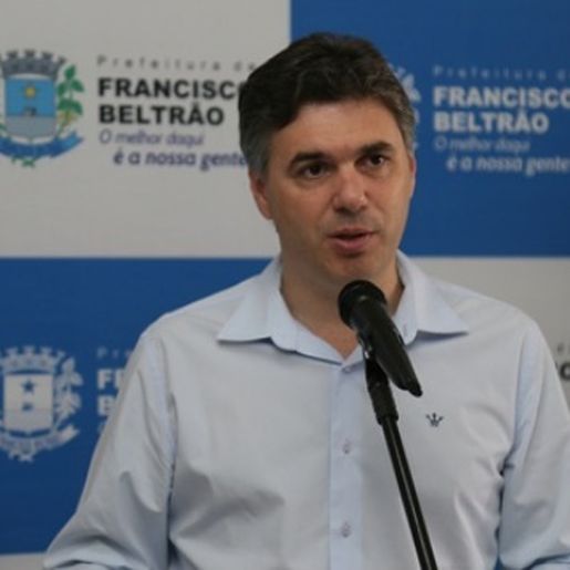 Prefeito de Francisco Beltrão testa positivo para Covid-19