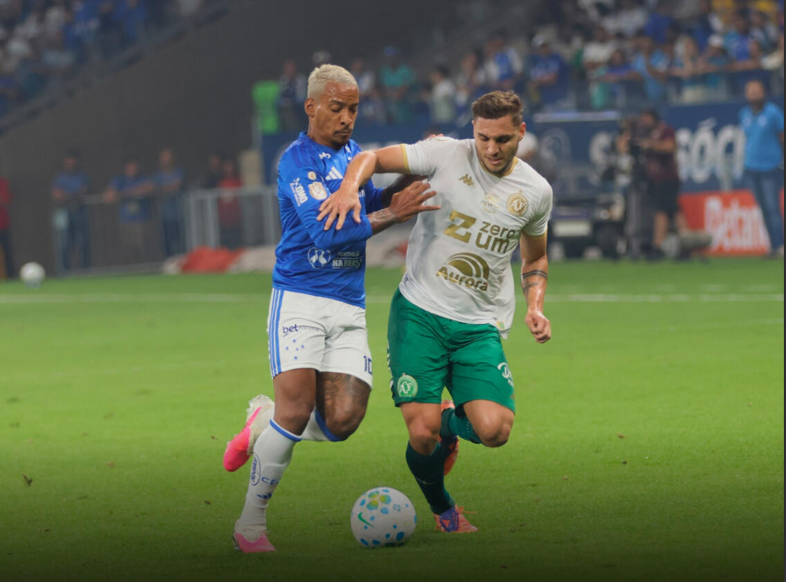 Chapecoense é derrotada pelo Cruzeiro e se despede da Copa do Brasil