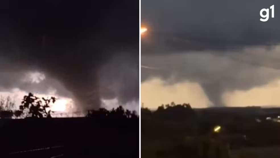 Tornado deixa feridos no Rio Grande do Sul