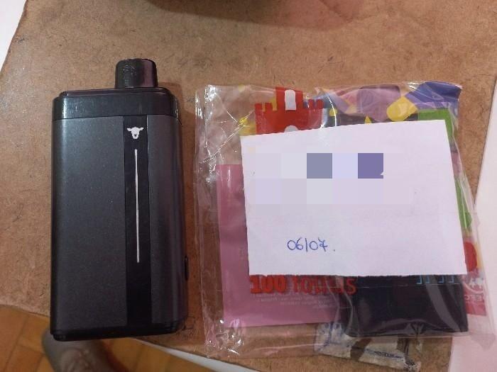 PM recolhe cigarros eletrônicos apreendidos em escola de SJCedro