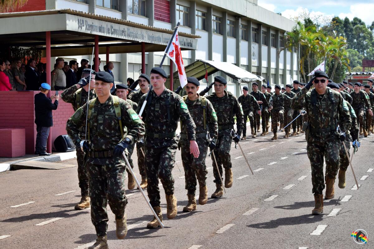 14º Regimento de Cavalaria Mecanizado celebra 184 anos de história em São Miguel do Oeste