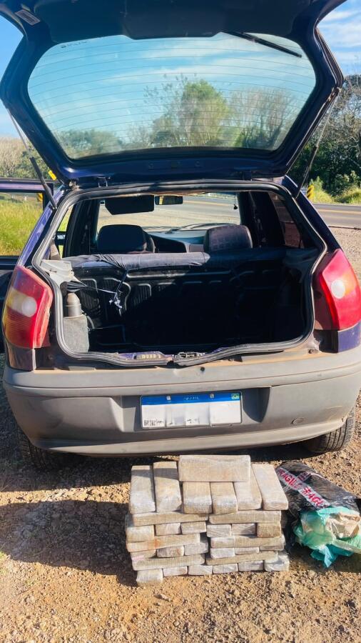 Polícia Militar apreende cerca de 30 quilos de maconha na BR 163