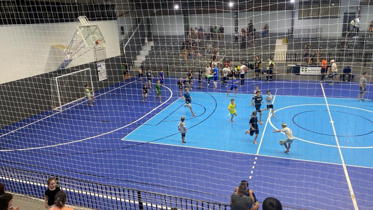 Final do Regional de Futsal termina empatada em 4 a 4 em São Miguel do Oeste