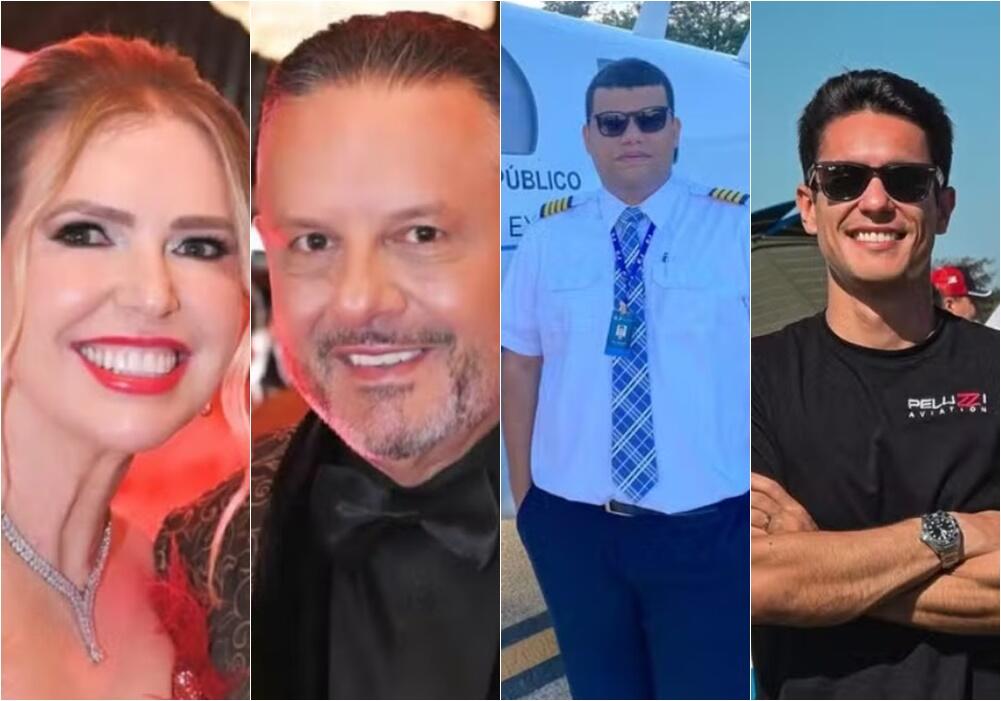 Avião de pequeno porte cai no RS e deixa 4 mortos