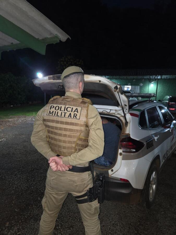 PM prende dupla por furto em residência em São Lourenço do Oeste