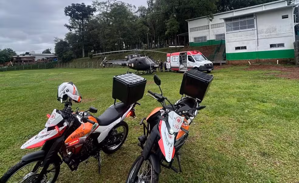 Adolescente é baleado no rosto após garoto de 13 anos acessar arma do pai em Chapecó