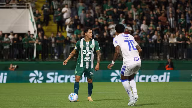 Chapecoense e Cruzeiro empatam jogo com gol anulado nas oitavas da Copa do Brasil
