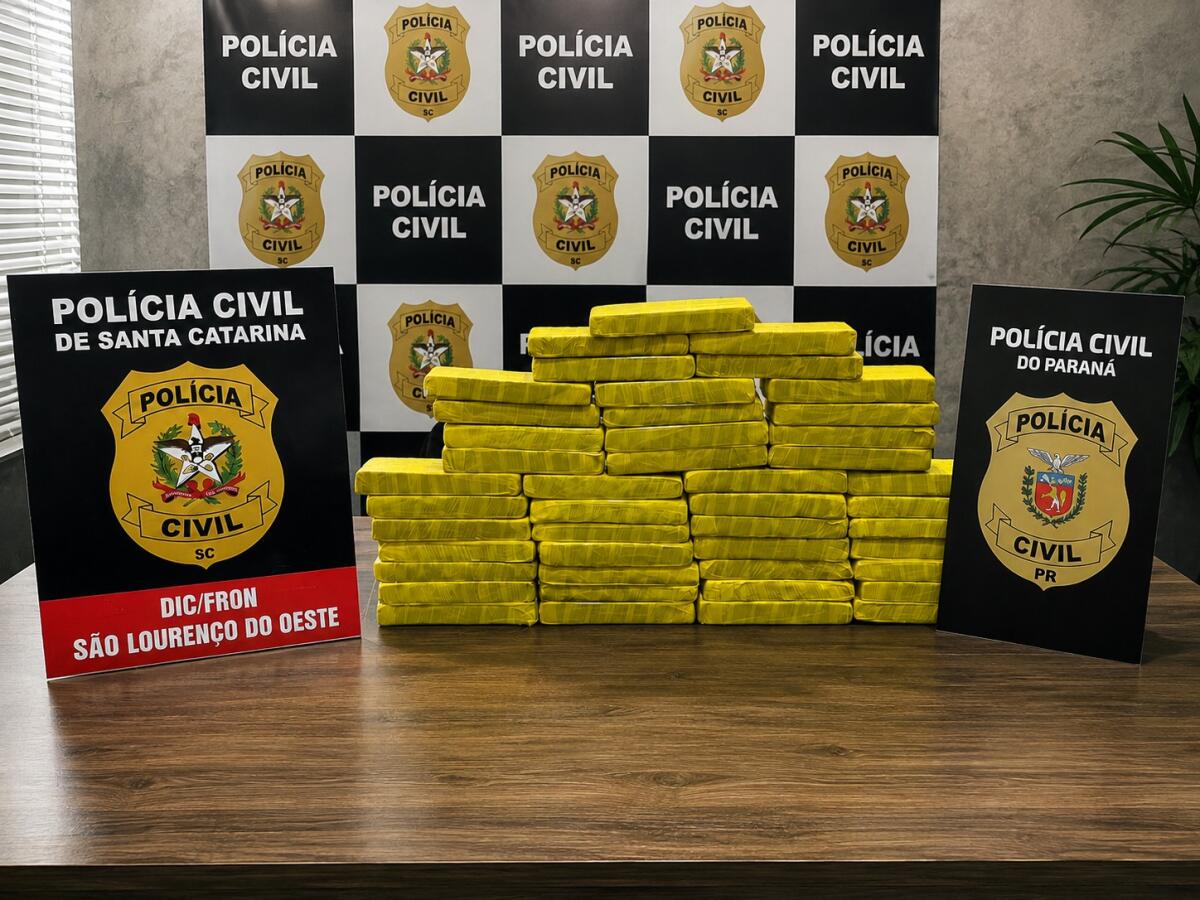 Polícia prende dupla com quase 30 quilos de maconha durante abordagem na SC-157