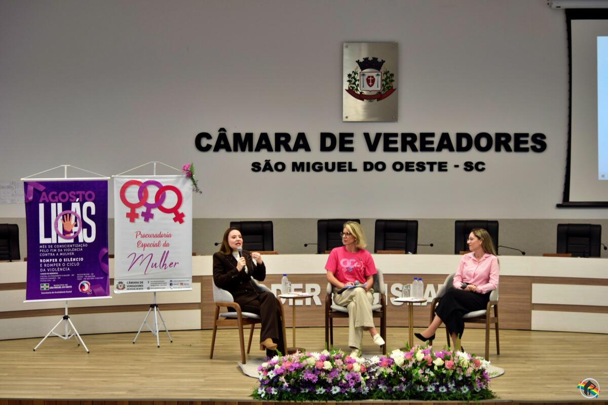 2º Fórum da Procuradoria da Mulher reúne cerca de 180 participantes em São Miguel do Oeste