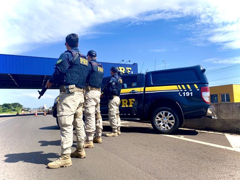 PRF registra apreensão de centenas de quilos de drogas na BR-163