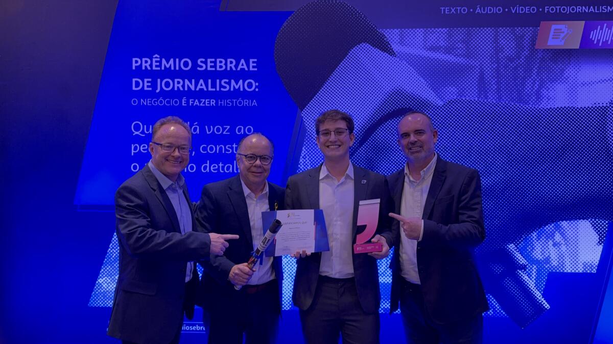 Rádio Peperi conquista primeiro lugar no Prêmio Sebrae de Jornalismo