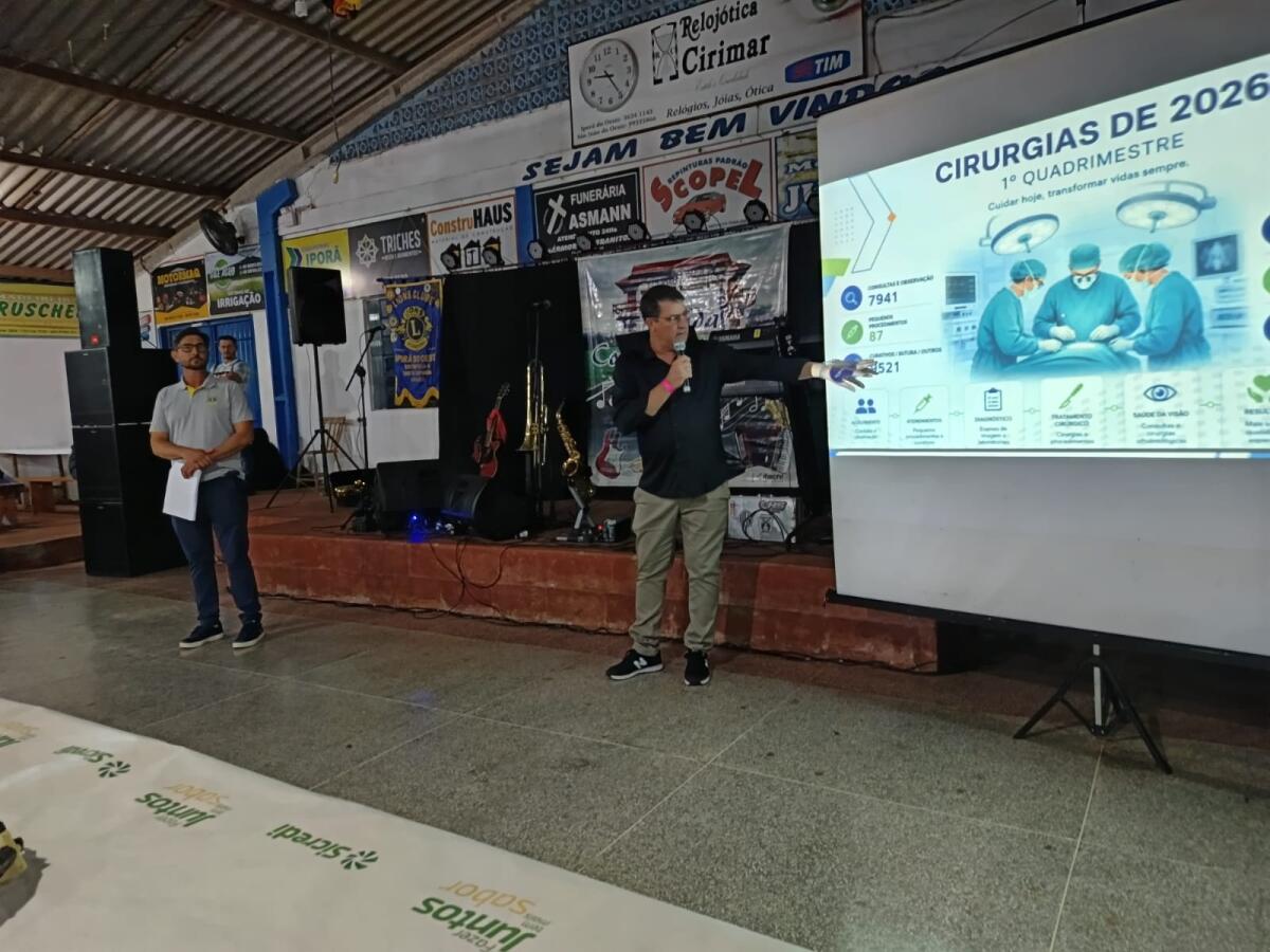 Em jantar beneficente Lions Clube Iporã confirma R$ 1,6 milhão para oftalmologia em Iporã do Oeste