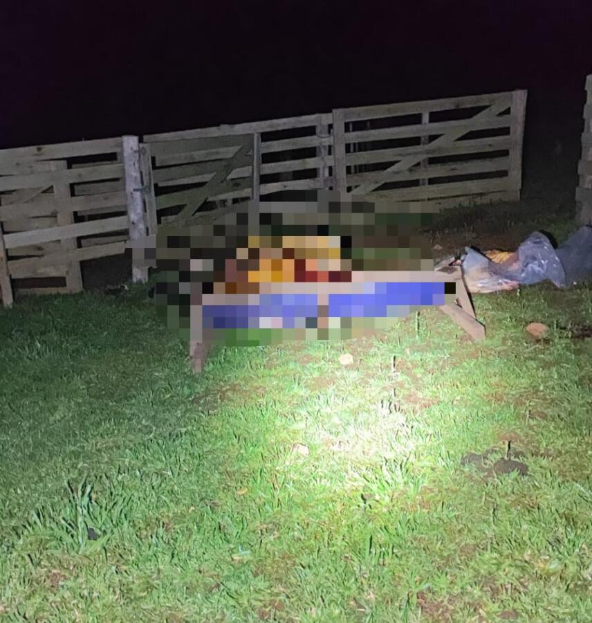 Polícia encontra animal abatido e carro escondido durante ocorrência de abigeato em Bandeirante