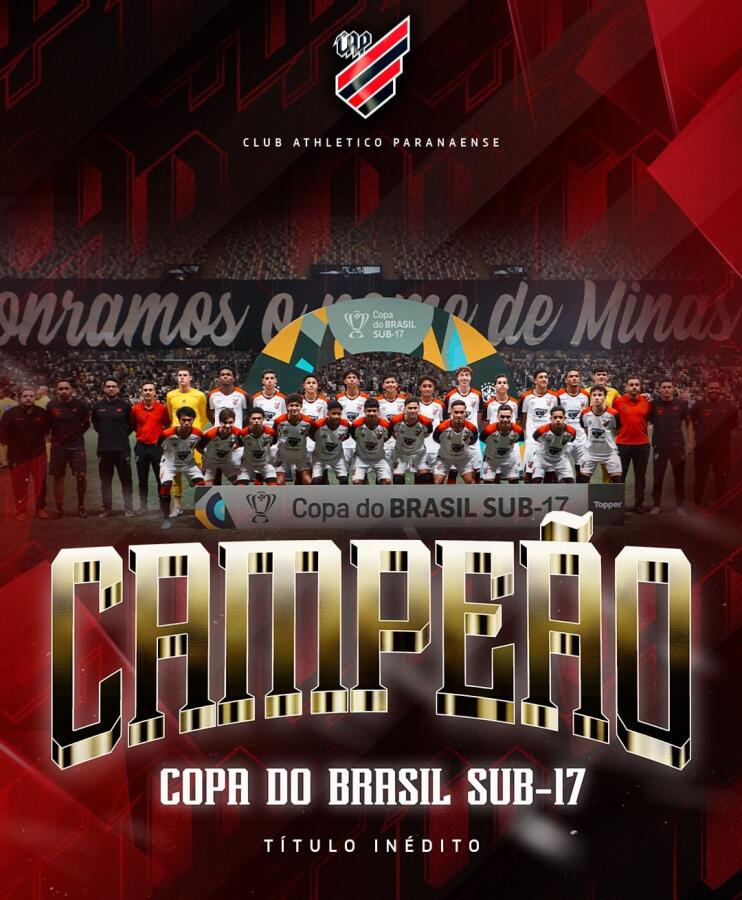 Goleiro itapiranguense é campeão da Copa do Brasil sub-17