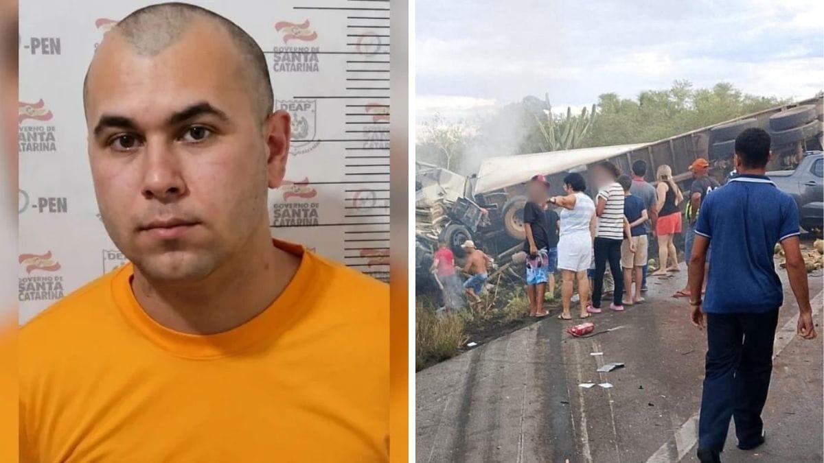 Motorista de SC é preso por acidente com 16 mortes na Bahia; 4 crianças estão entre as vítimas