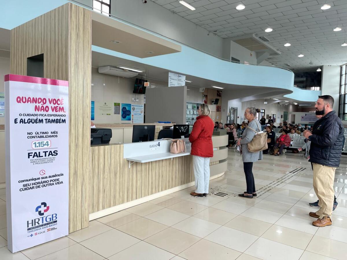 Mais de 3,7 mil pacientes faltam consultas e exames no Hospital Regional em 2026
