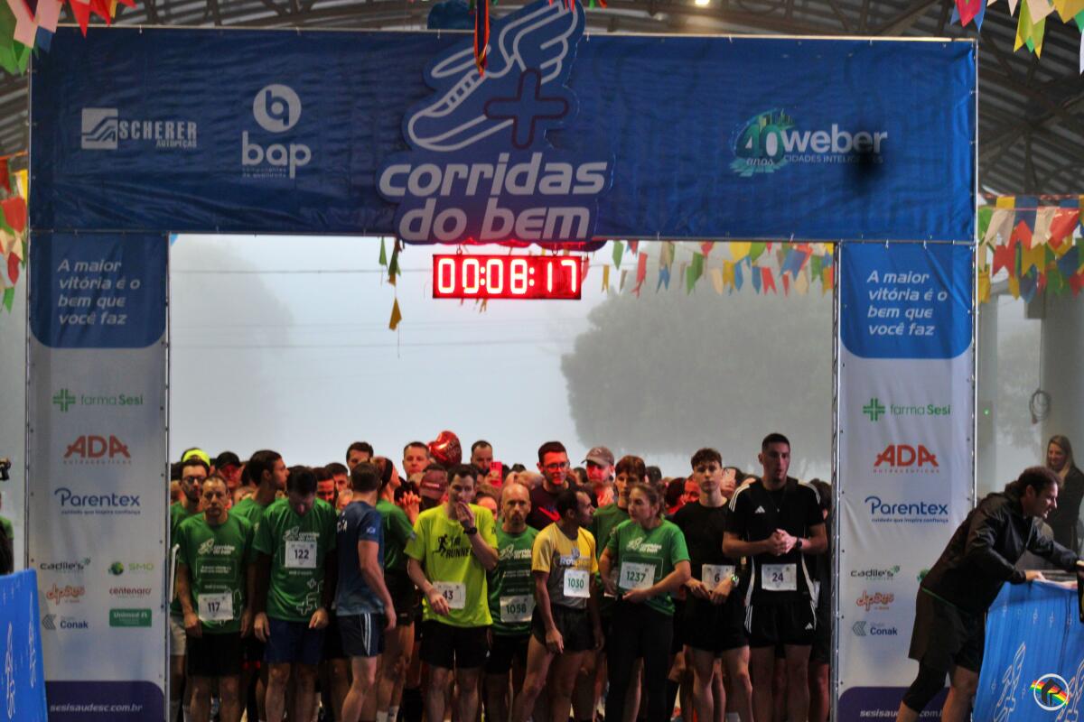 Corrida do Bem reúne mais de 500 atletas em São Miguel do Oeste
