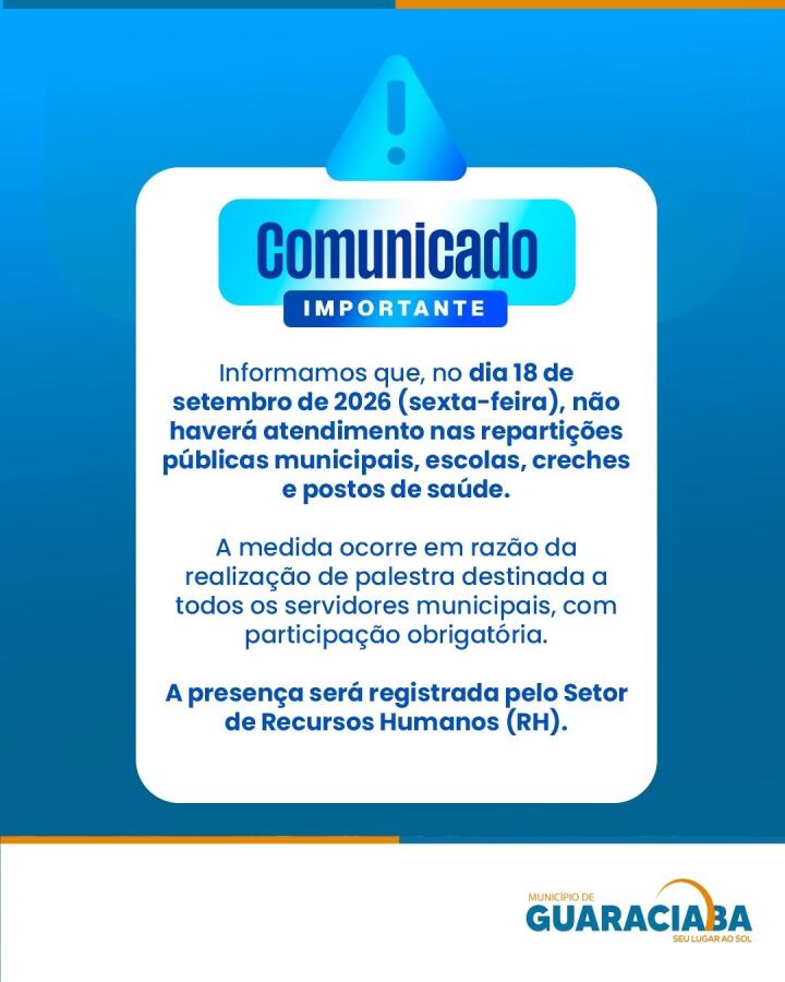 Servidores de Guaraciaba terão capacitação sobre Setembro Amarelo