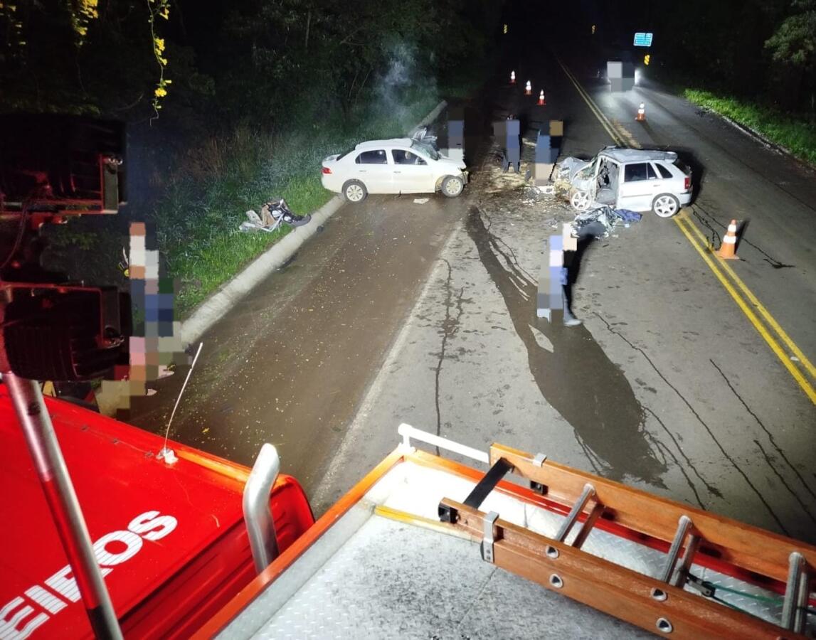 Motorista de aplicativo morre após colisão na BR-282 em Maravilha
