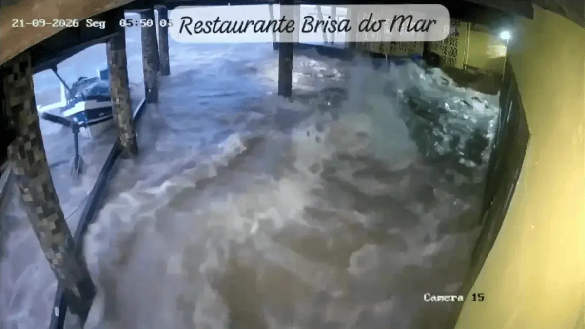 Defesa Civil confirma tsunami meteorológico que causou estragos em Laguna