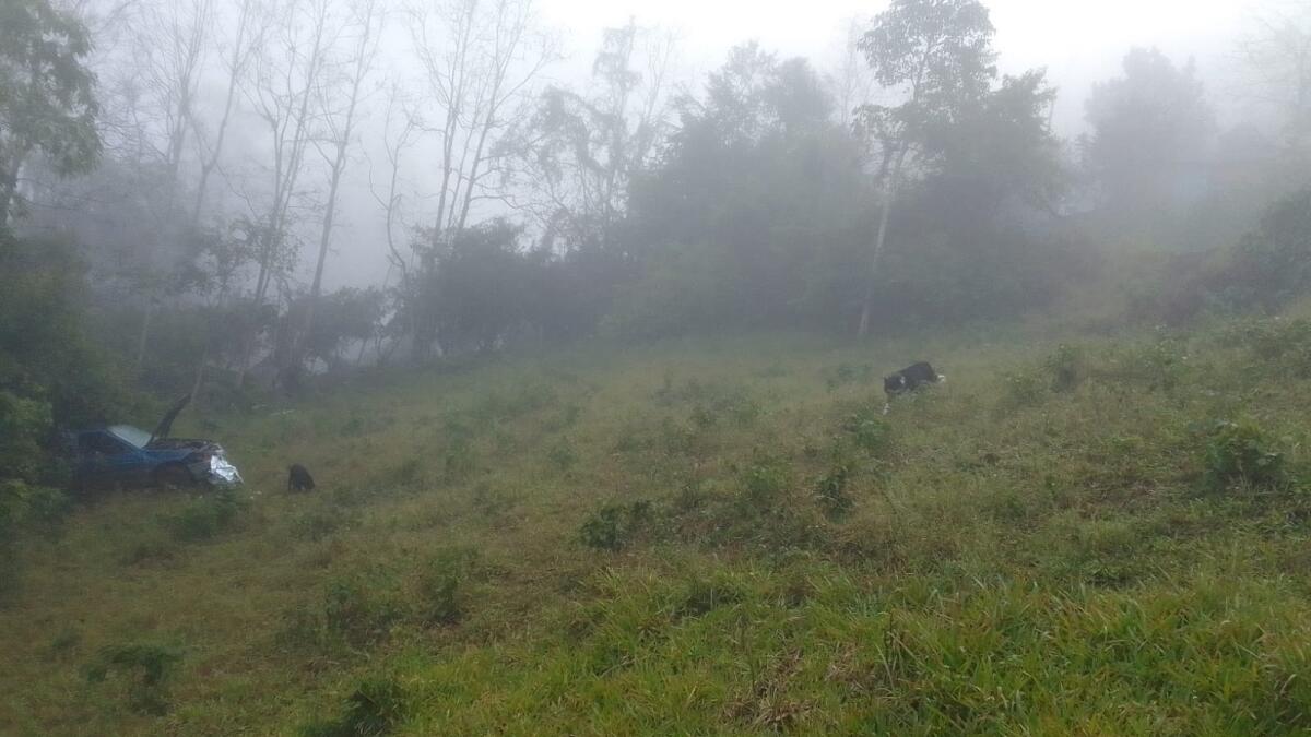 Homem morre em capotamento no interior de Itapiranga