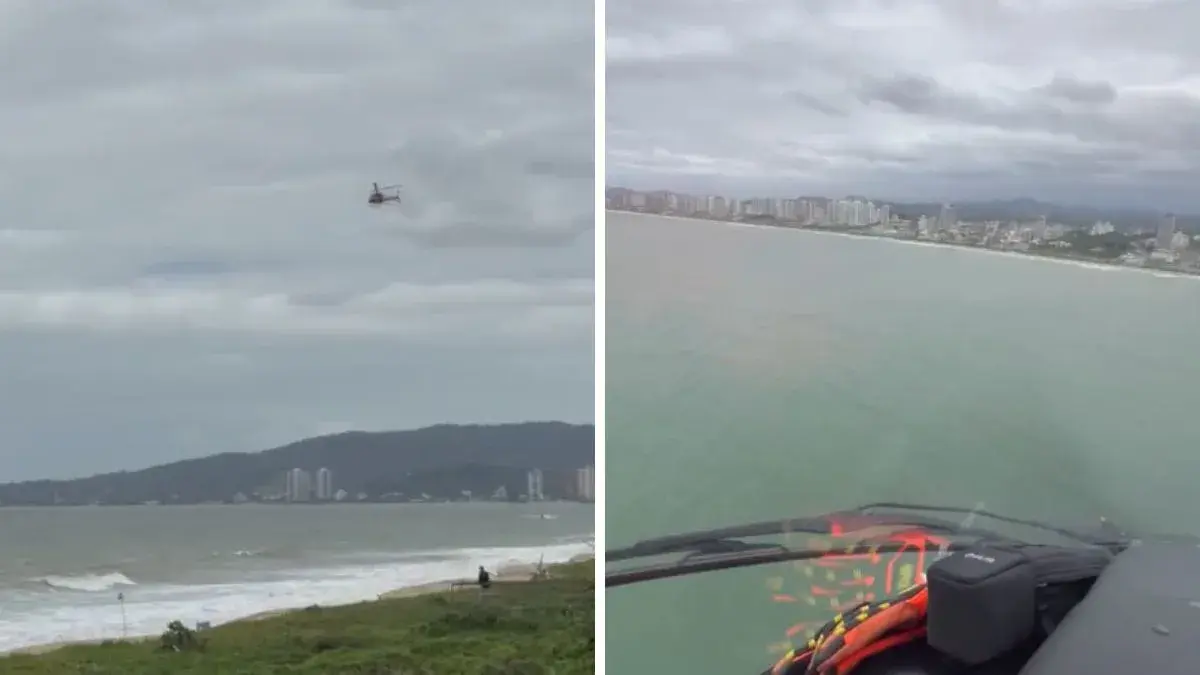 Após três dias de buscas, equipes encontram corpo de criança que desapareceu no mar em SC