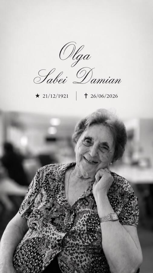 Pioneira de São Miguel do Oeste, Olga Sabei Damian morre aos 104 anos