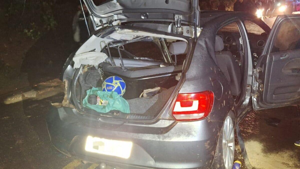 Grave acidente mata quatro pessoas da mesma família em SC, sendo duas crianças