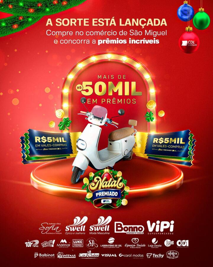 CDL lança campanha Natal Premiado 2026 em SMO