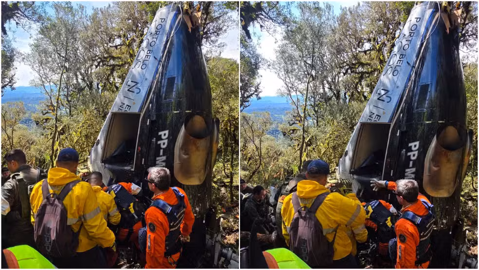 Helicóptero com cantor Rick caiu um minuto após último sinal, aponta FAB