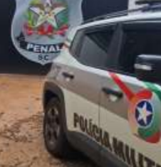 PM prende passageiro durante operação em ônibus interestadual em São Lourenço do Oeste